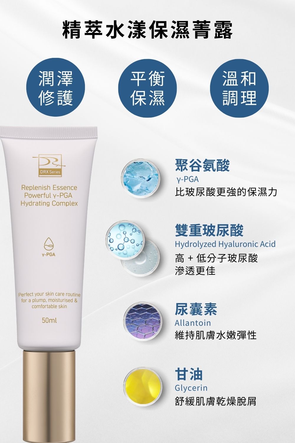 正值特殊或煥膚期間難以照顧膚況變化，修復耐受重建急需調理呵護，平衡肌況不可或缺的成分，維持肌膚潤澤舒適〈保濕菁露〉搭配〈退紅肌膚修護因子〉舒緩因肌膚乾燥引起的泛紅及深度保濕，適合所有特殊膚質。母親節限時7折搶購，限量50組！