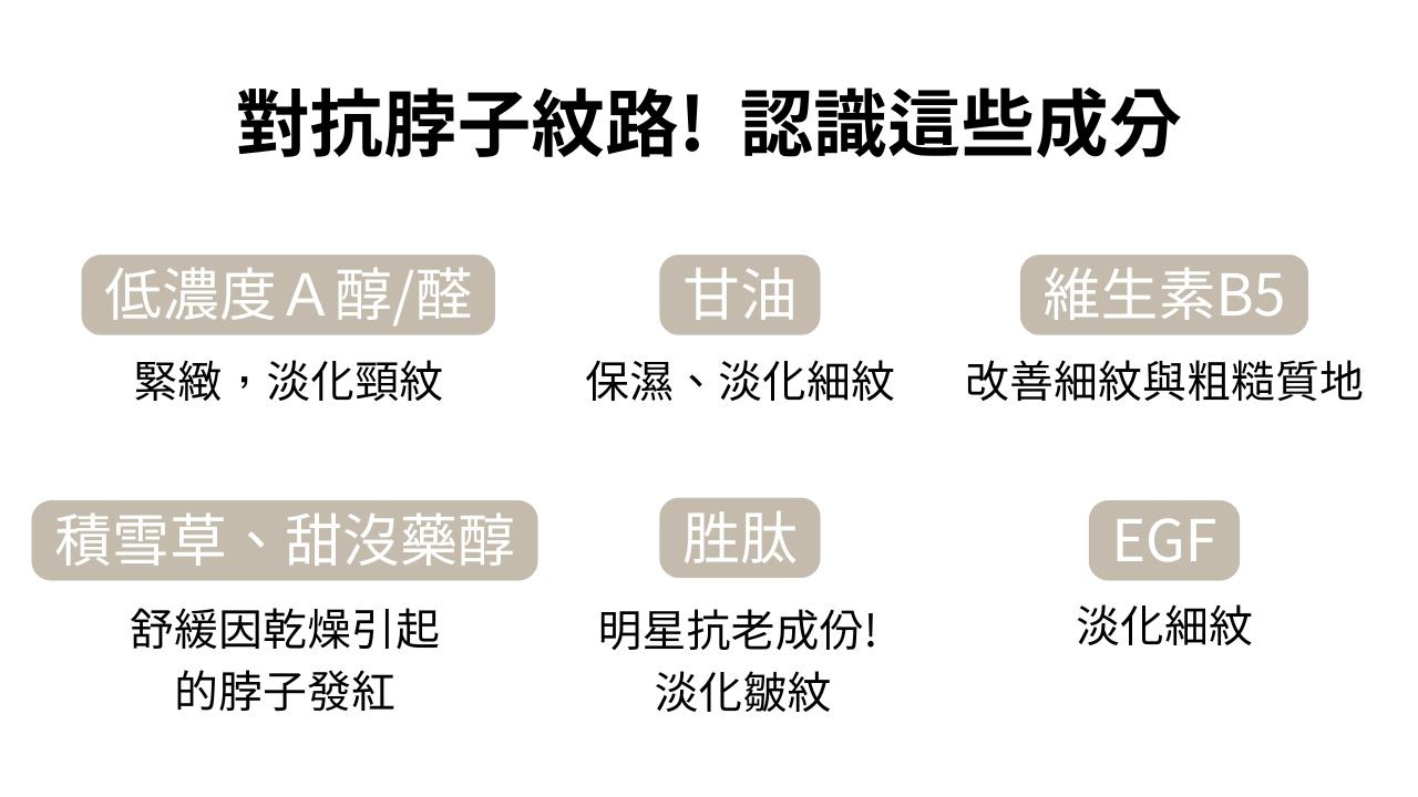 眼霜可以擦脖子嗎？如何選對頸紋霜成分？