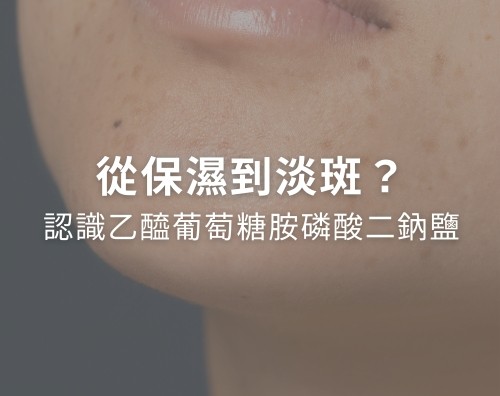 從保濕到淡斑：認識乙醯葡萄糖胺磷酸二鈉鹽(Disodium Acetyl Glucosamine Phosphate)