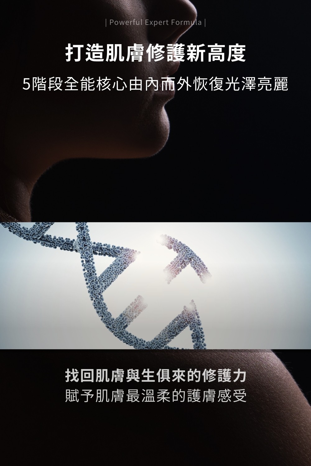 DRX達特仕的抗老化保養品系列含有植物界A醇-補骨脂酚，深度延緩肌膚老化！DRX超肌因修賦精華，多種深度延緩肌膚老化成分，適合25歲以上所有人，為肌膚灌注喚新能量，感受蛻變新肌！