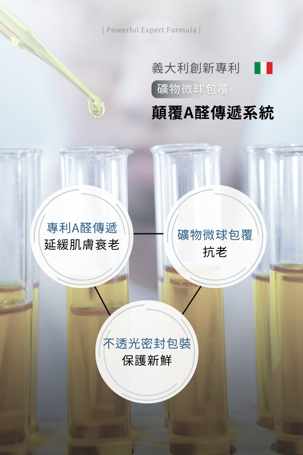 DRX達特仕的抗老化保養品系列-DRX超酵A醛提亮煥膚,維他命A衍生物-A醛,能幫助肌膚亮白、防止肌膚老化,DRX超酵A醛提亮煥膚蘊含低濃度0.05%A醛,温和不脫皮,是促進肌膚新陳代謝的日常基礎保養配方。 DRX達特仕的抗老化保養品系列-DRX超酵A醛提亮煥膚,維他命A衍生物-A醛,能幫助肌膚亮白、防止肌膚老化,DRX超酵A醛提亮煥膚蘊含低濃度0.05%A醛,温和不脫皮,是促進肌膚新陳代謝的日常基礎保養配方。