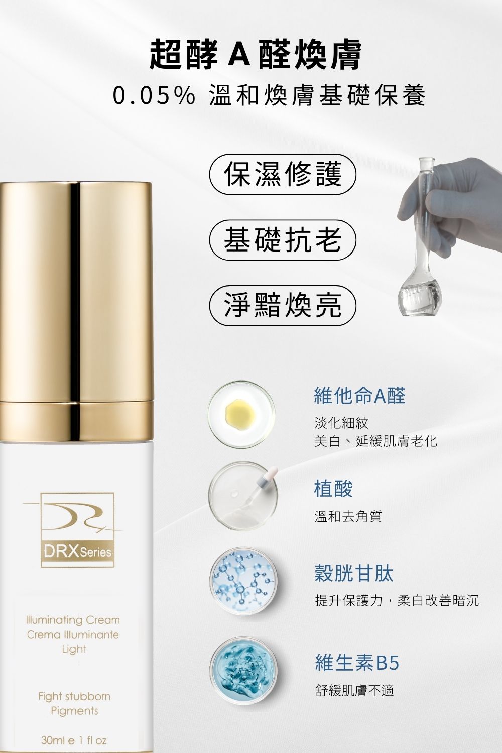 DRX達特仕的莊醫師嚴選活動專區系列-迎新活動 CA冬季潤白組，從大小A程序進行節奏代謝煥新、淡化提亮到毛孔調理層層進化，打造穩定透亮、緊緻細緻的健康新肌。2026年迎新獨家贈鎂C超能磨砂膏15ml 與2%水楊酸面膜 2件組。